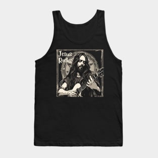 Jesus Meme | Jesus Rocks Tank Top